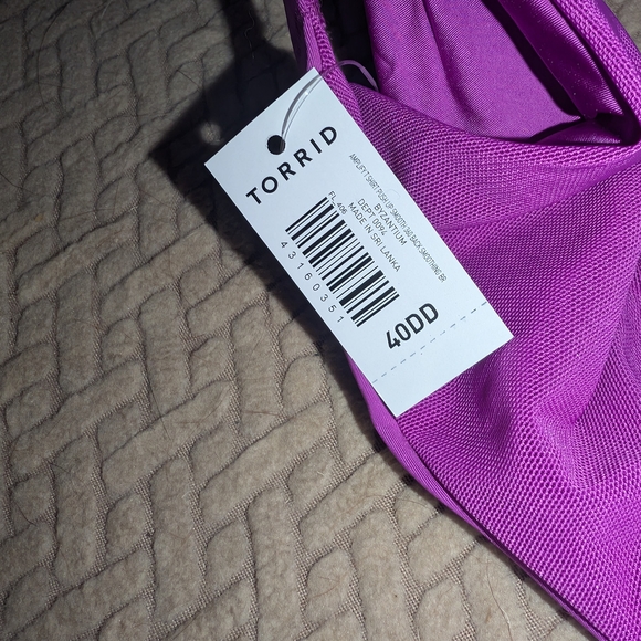 Torrid Vibrant Purple Bra - Picture 4 of 4
